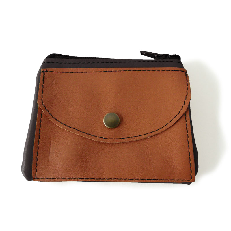 Visuel du porte-monnaie duo poche camel