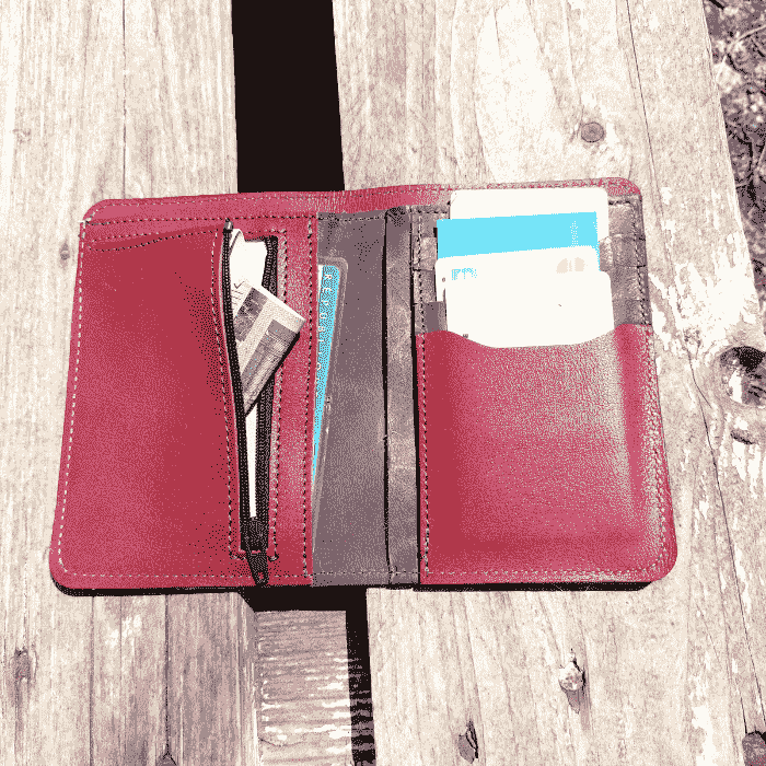 Portefeuille classique en cuir